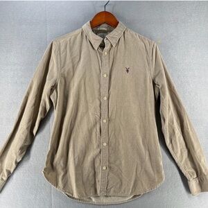 All Saints UNISEX Long Sleeve Regular Fit Button-down Casual Dress Shirt Size M